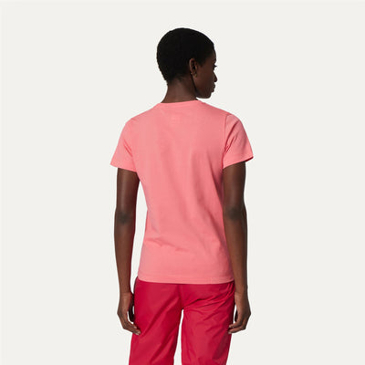 T-ShirtsTop Unisex LE VRAI EDOUARD T-Shirt PINK MD Dressed Front Double		
