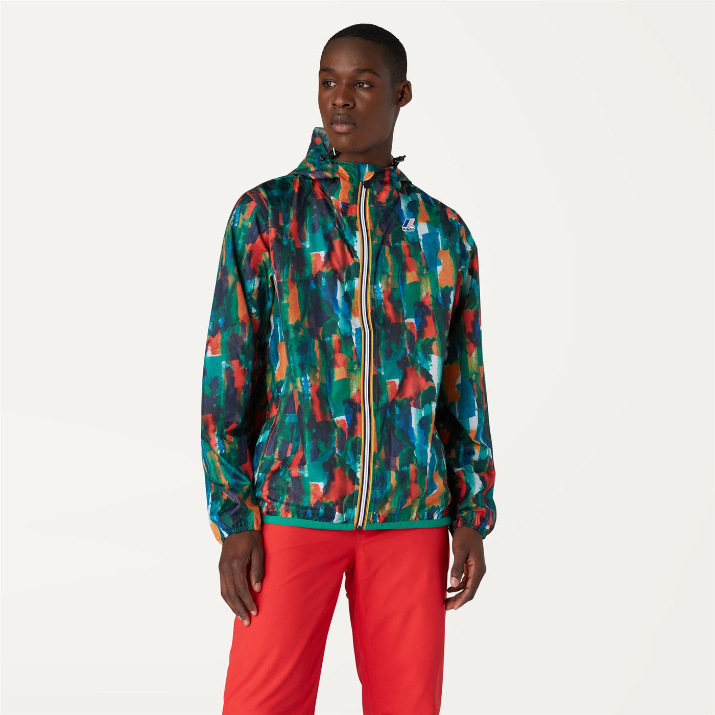 Jackets Unisex LE VRAI 3.0 CLAUDE GRAPHIC Mid MULTICOLOR ABSTRACT Dressed Back (jpg Rgb)		