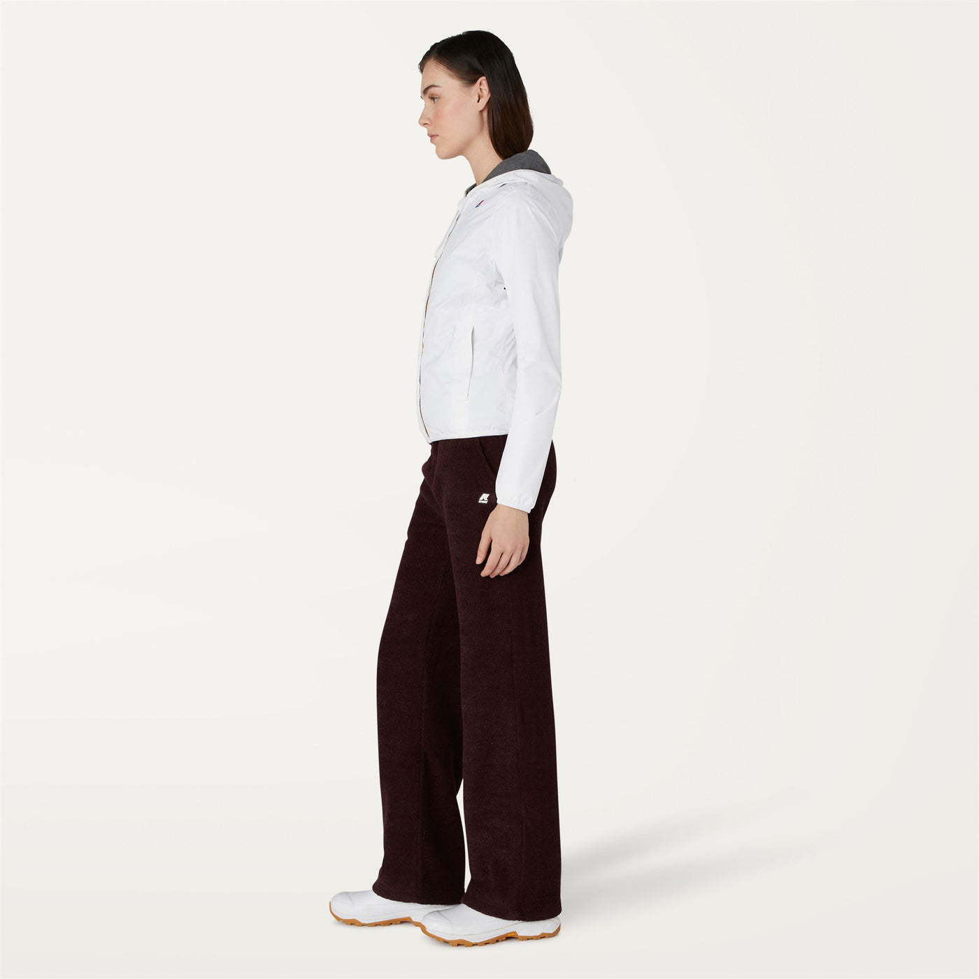 Pants Woman Lucie Boucle Fleece Sport Trousers BROWN DK Detail (jpg Rgb)			