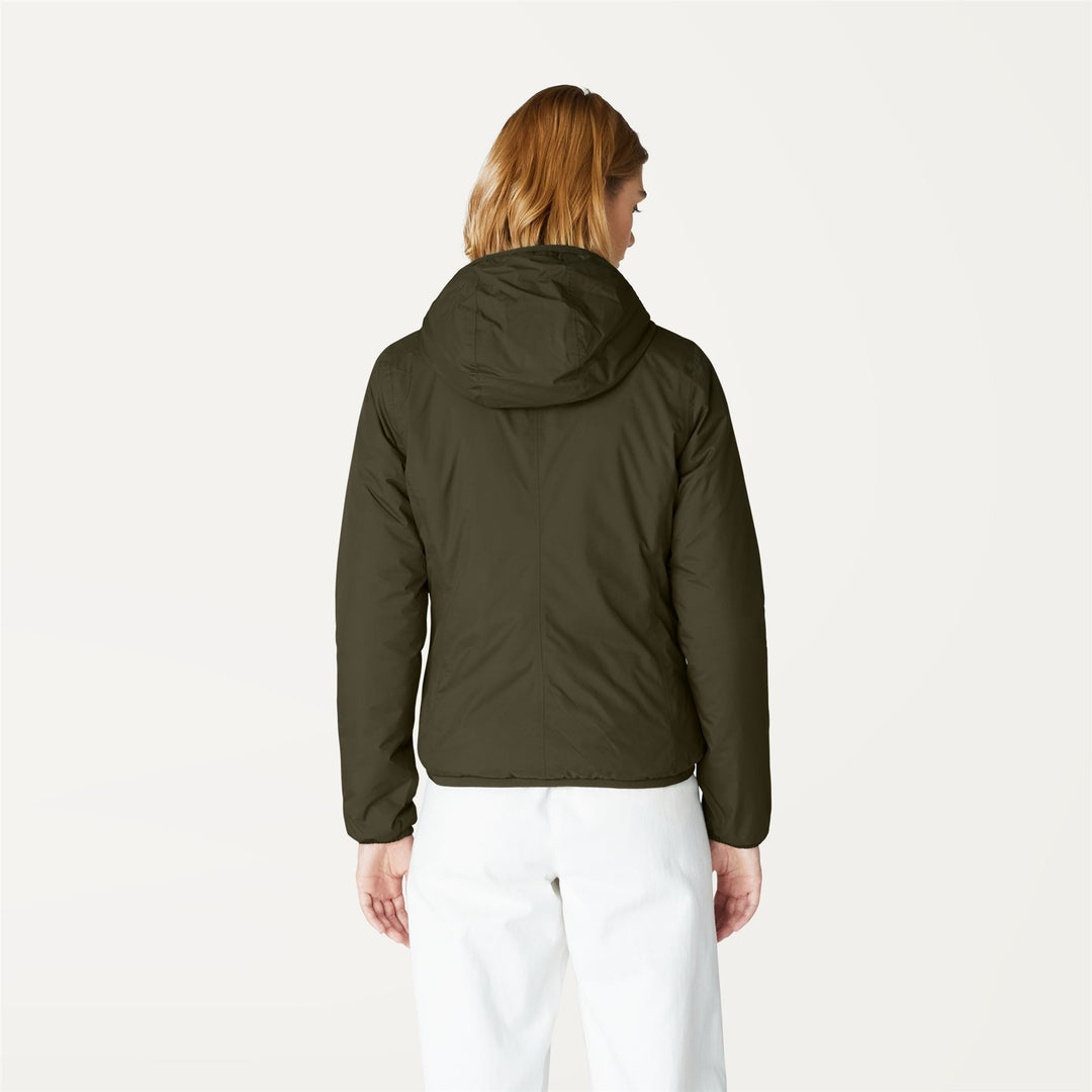 Jackets Woman LILY MICRO RIPSTOP MARMOTTA Short GREEN BLACKISH