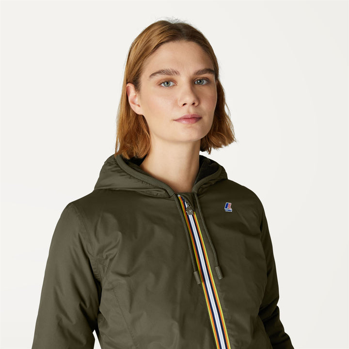 Jackets Woman LILY MICRO RIPSTOP MARMOTTA Short GREEN BLACKISH