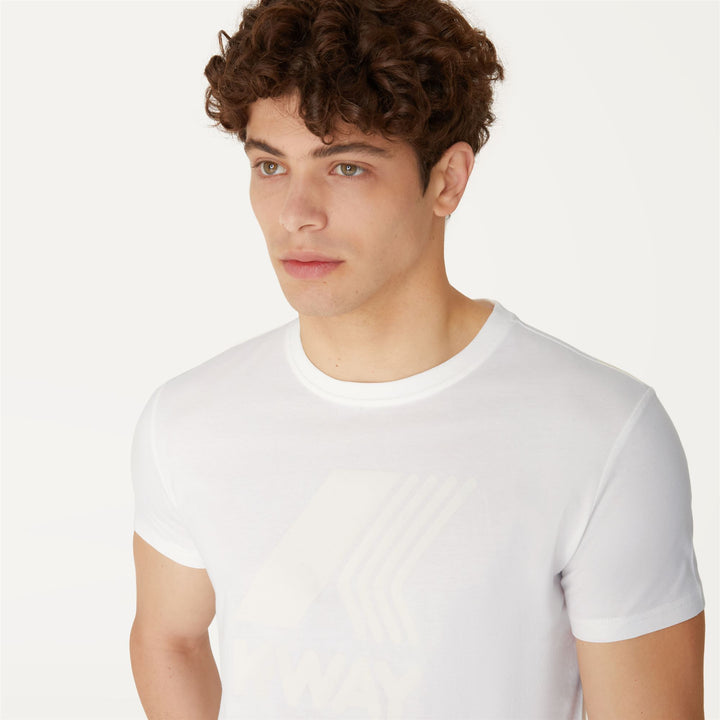 T-ShirtsTop Unisex Elliot Logo T-Shirt WHITE Detail Double				