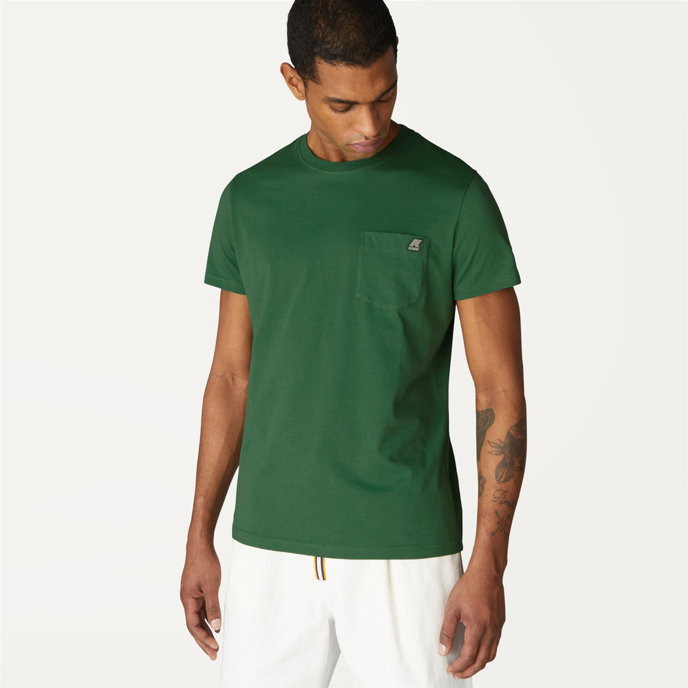 T-ShirtsTop Man Sigur T-Shirt GREEN DK Detail Double				