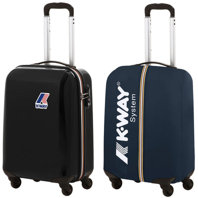 Luggage Bags Unisex K-WAY SYSTEM MINI TROLLEY Trolley BLACK-TORBA Photo (jpg Rgb)			