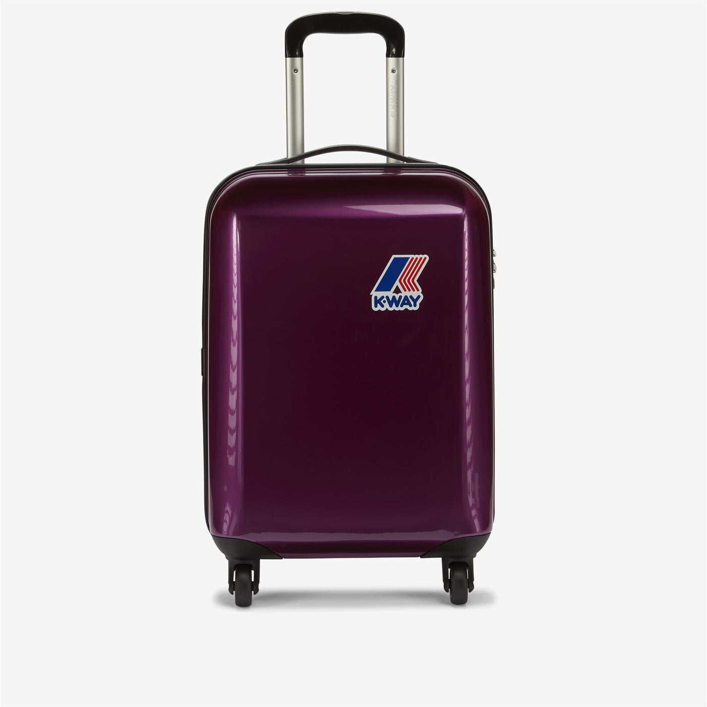 Luggage Bags Unisex K-WAY SYSTEM MINI TROLLEY Trolley PINK - BLACK TORBA Photo (jpg Rgb)			