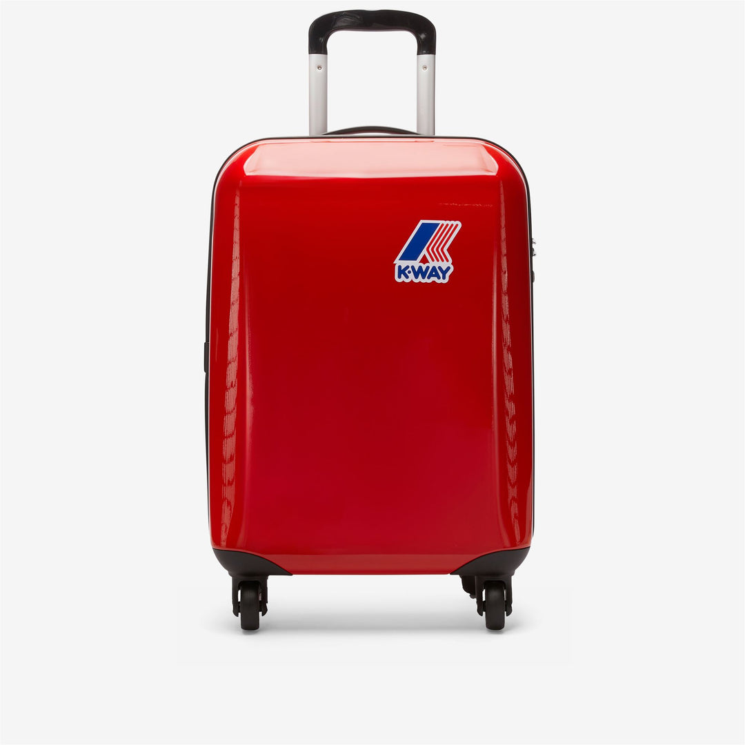 Luggage Bags Unisex K-WAY SYSTEM MINI TROLLEY Trolley RED - BLACK TORBA Photo (jpg Rgb)			