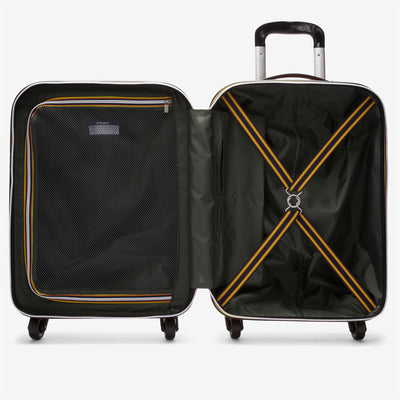 Luggage Bags Unisex K-WAY SYSTEM MINI TROLLEY Trolley BLUE ROYAL - BLACK TORBA Dressed Side (jpg Rgb)		