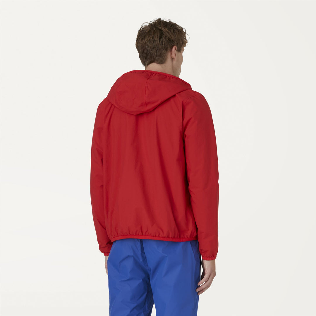 Jackets Man JACQUES DOUBLE RIPSTOP Short RED-BLUE OTTANIO Dressed Front Double		
