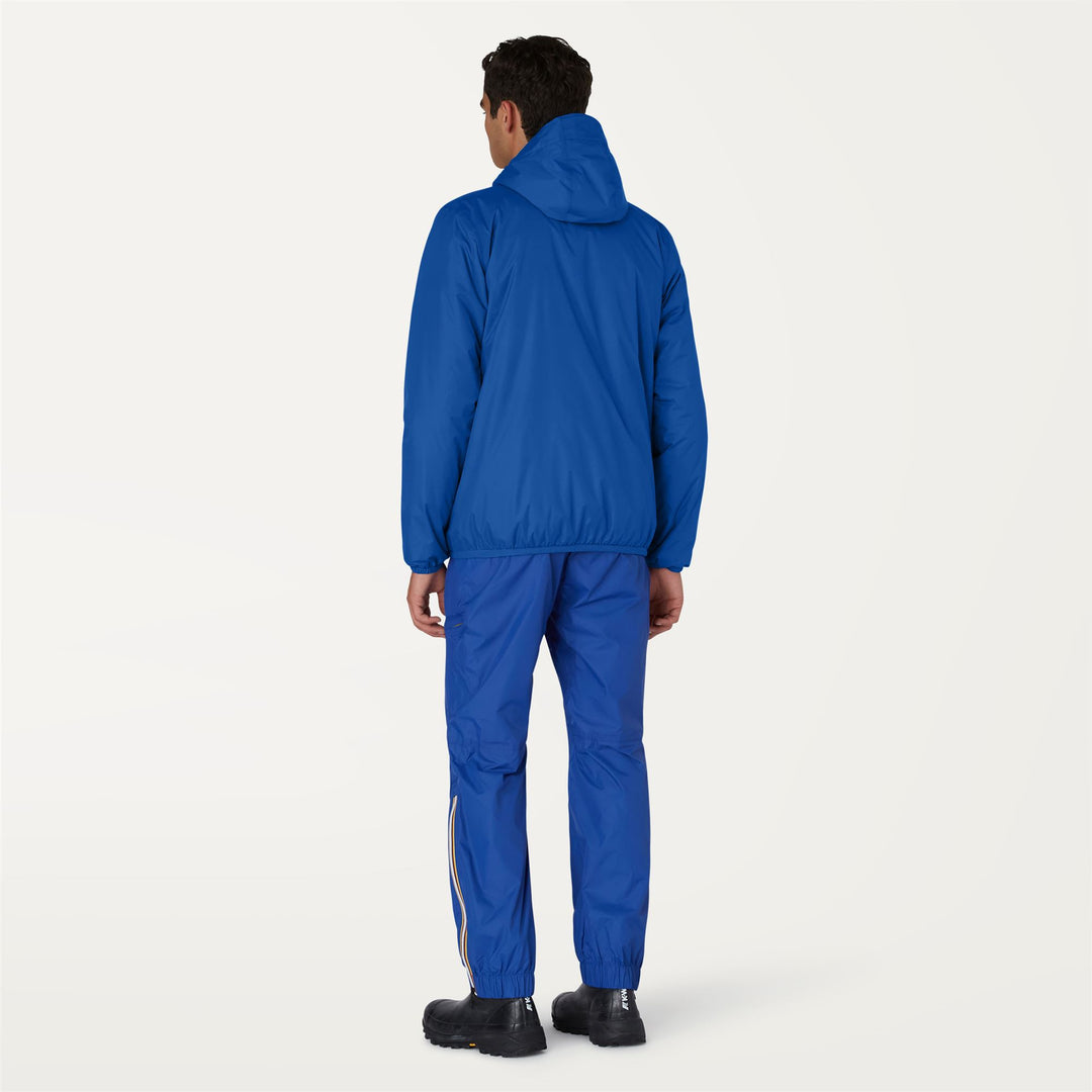 Jackets Unisex LE VRAI 3.0 CLAUDE WARM Mid BLUE ROYAL Dressed Front Double		
