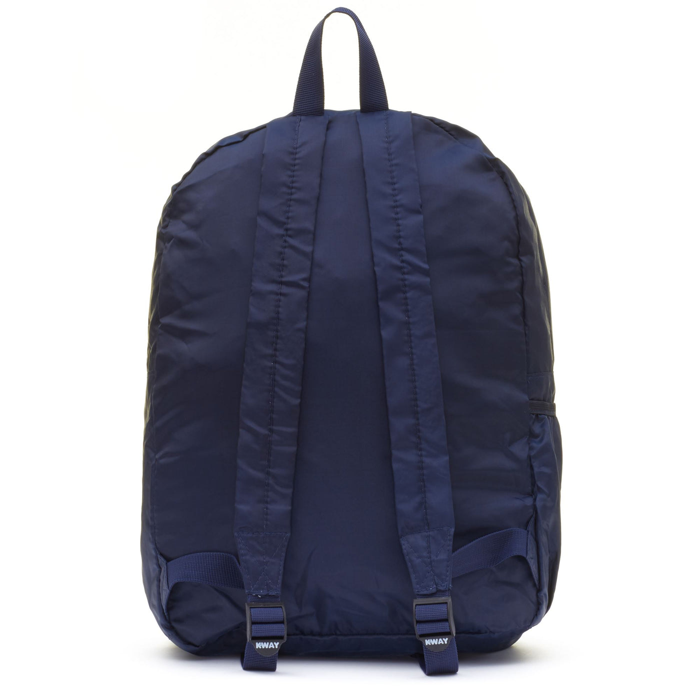 Bags Unisex K-BACKPACK Backpack BLUE DEPTH | kway Dressed Front (jpg Rgb)	