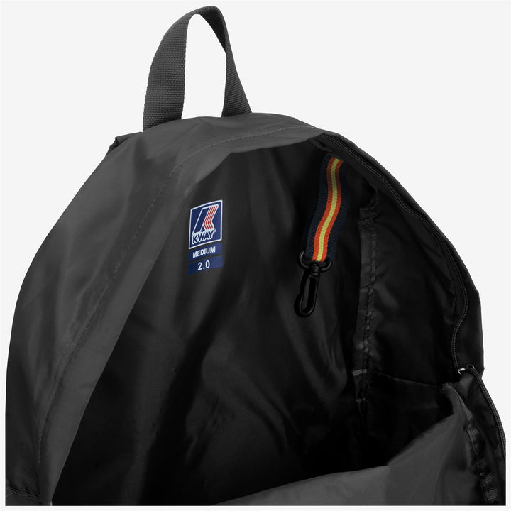 Bags Unisex K-BACKPACK Backpack BLACK PURE Dressed Side (jpg Rgb)		