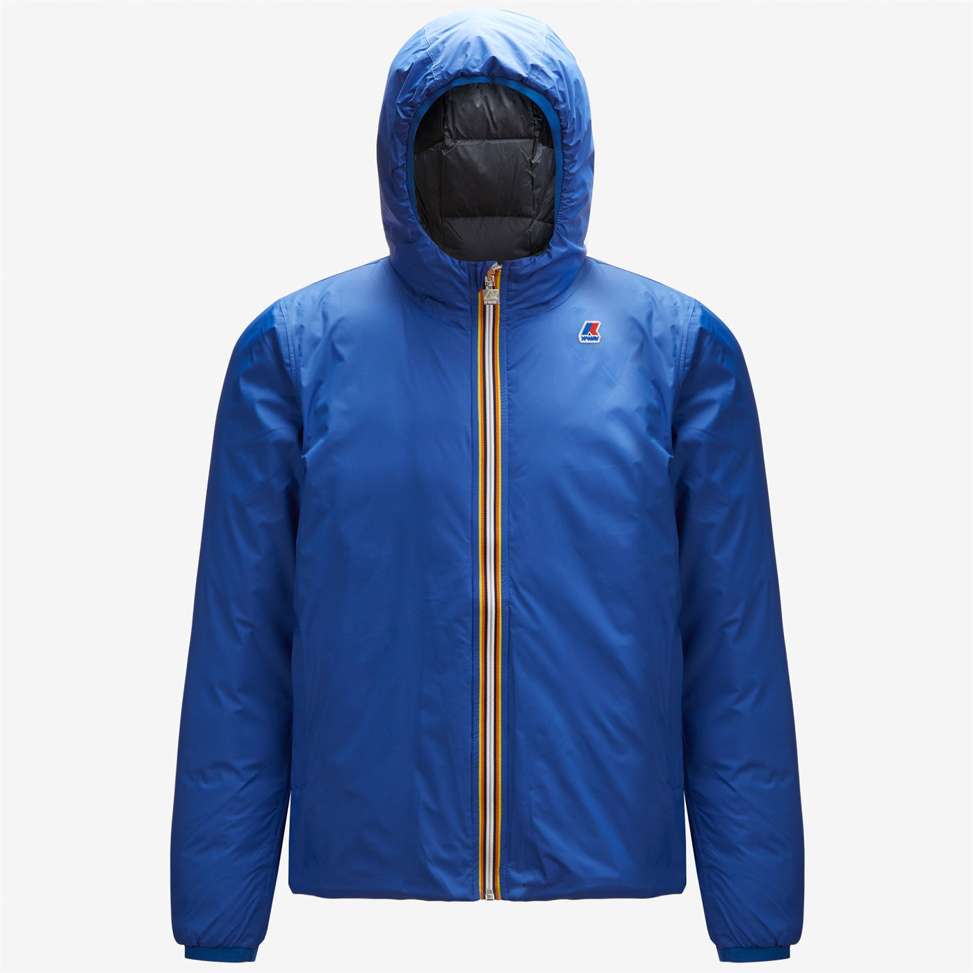 Jackets Man JACQUES THERMO PLUS.2 DOUBLE Short BLUE ROYAL MARINE - BLUE DEPTH Dressed Front (jpg Rgb)	