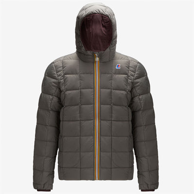 Jackets Man JACQUES THERMO PLUS.2 DOUBLE Short BROWN BLACKENED - GREY SMOKED Photo (jpg Rgb)			