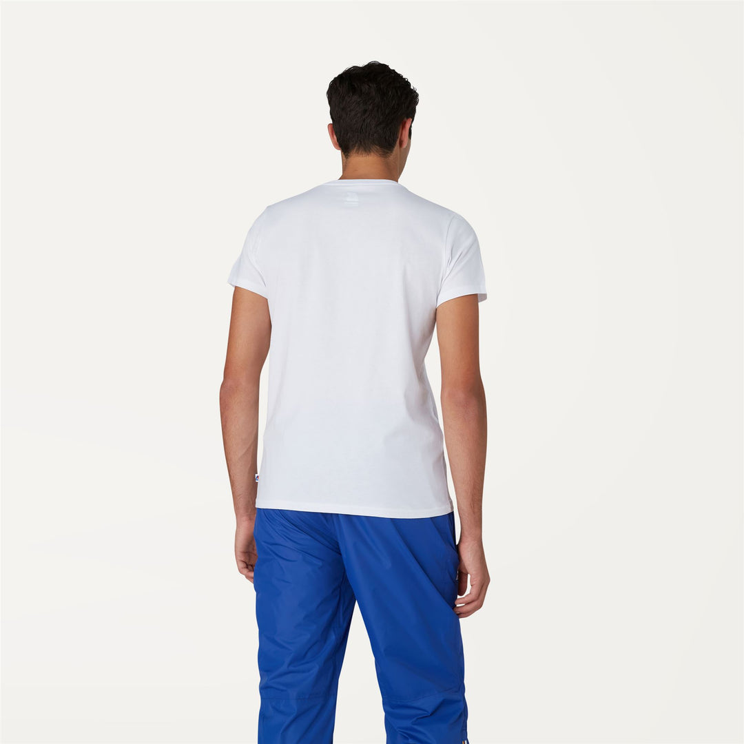 T-ShirtsTop Man ERIC T-Shirt WHITE Dressed Front Double		