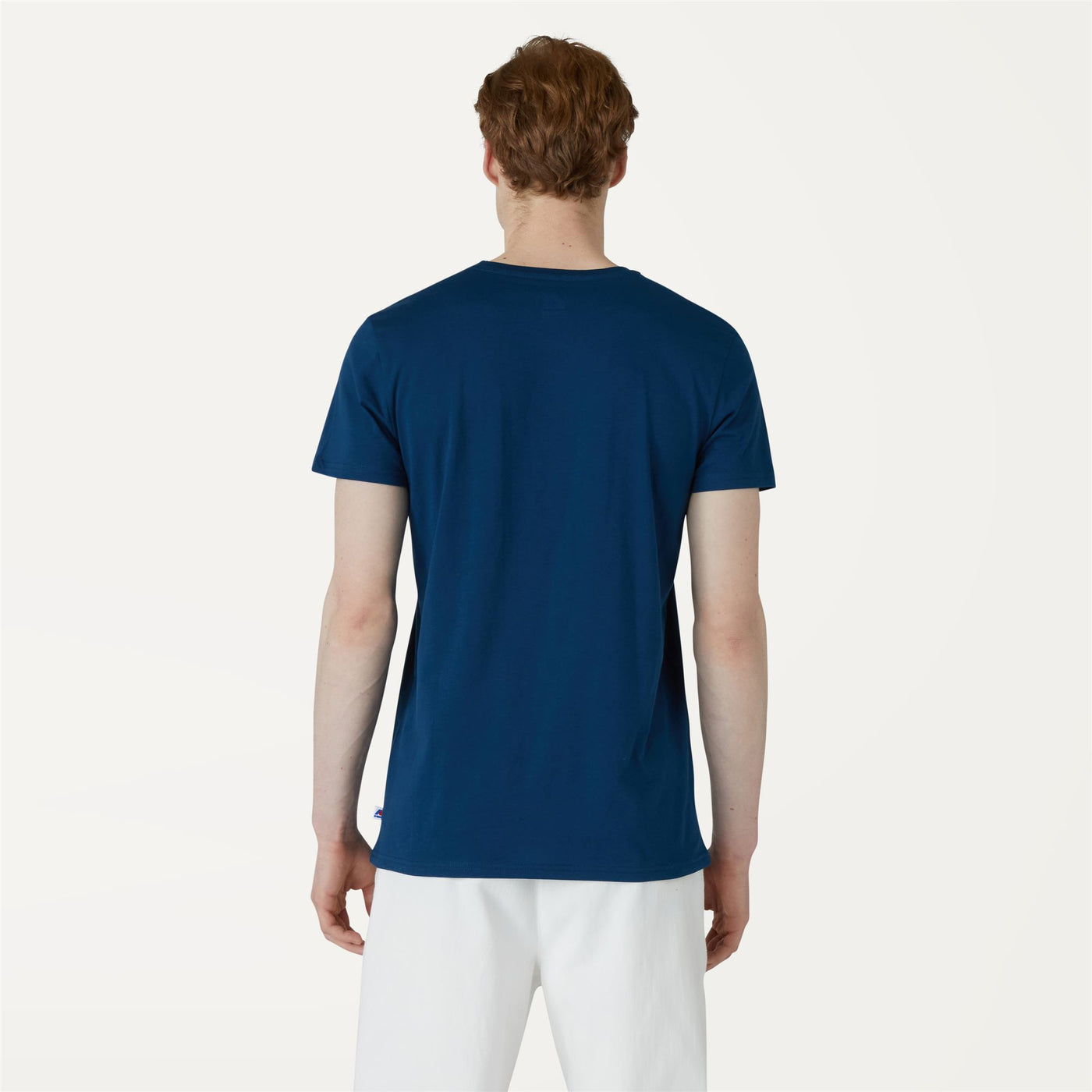 T-ShirtsTop Man ERIC T-Shirt BLUE OTTANIO Dressed Front Double		
