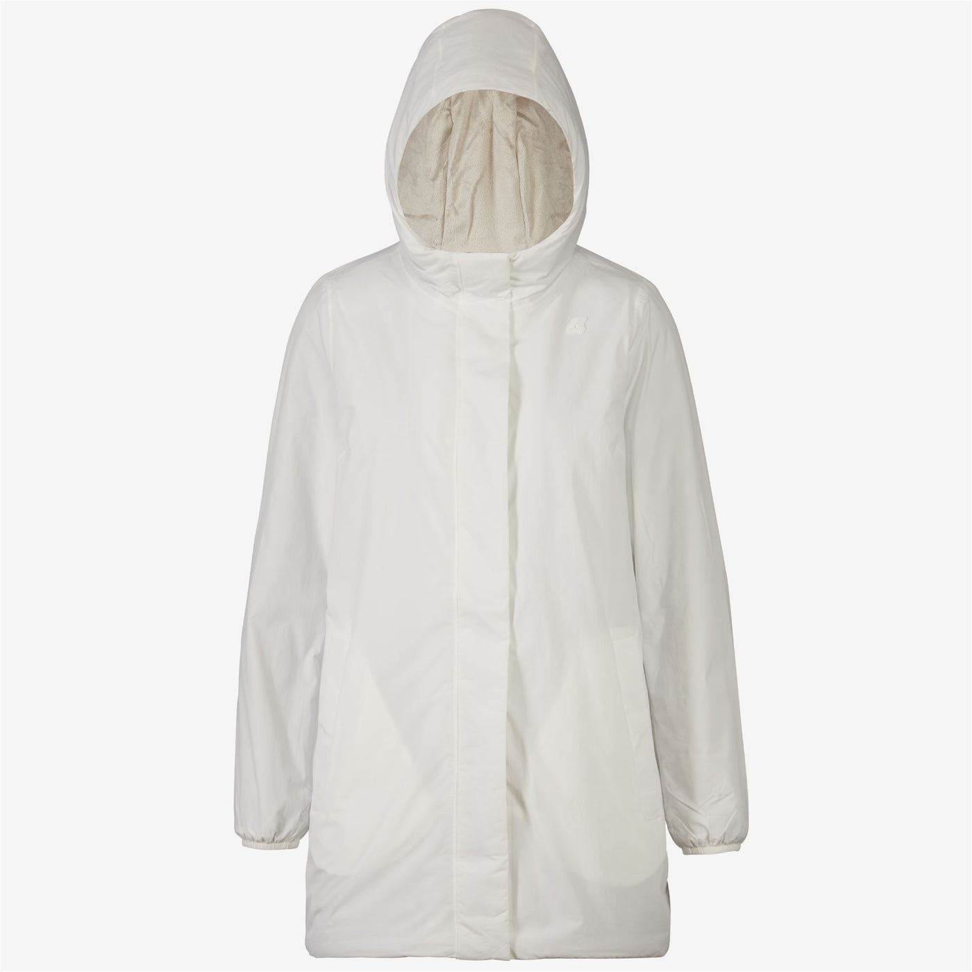 Jackets Woman SOPHIE  MICRO RIPSTOP MARMOTTA Mid WHITE-BEIGE GREY Photo (jpg Rgb)			