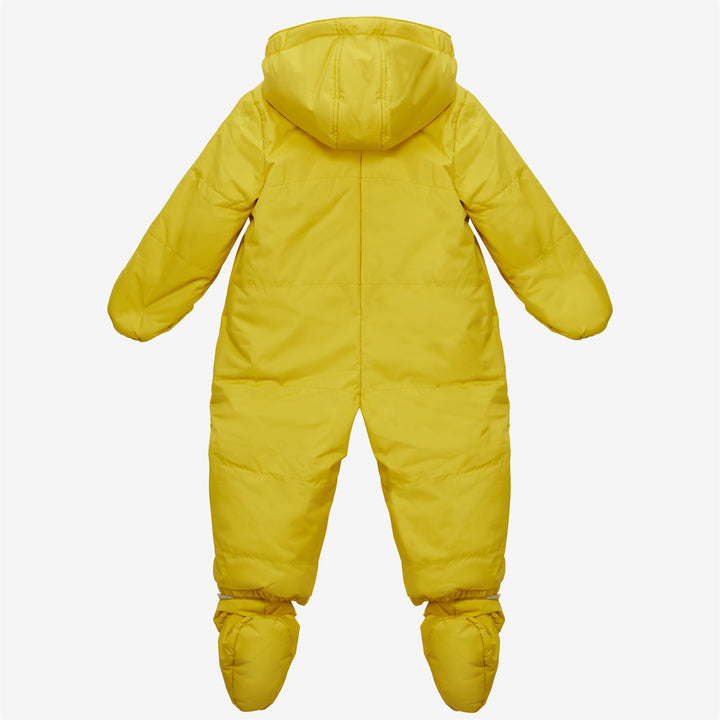 Sport Suits Kid unisex LE VRAI 3.0 SNOTTY ORSETTO TRACKSUIT YELLOW DK Dressed Front (jpg Rgb)	