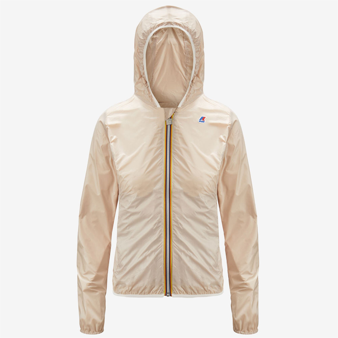 Jackets Woman LILY PLUS.2 DOUBLE Short WHITE - BEIGE | kway Photo (jpg Rgb)			