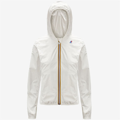 Jackets Woman LILY PLUS.2 DOUBLE Short WHITE - BEIGE | kway Dressed Front (jpg Rgb)	