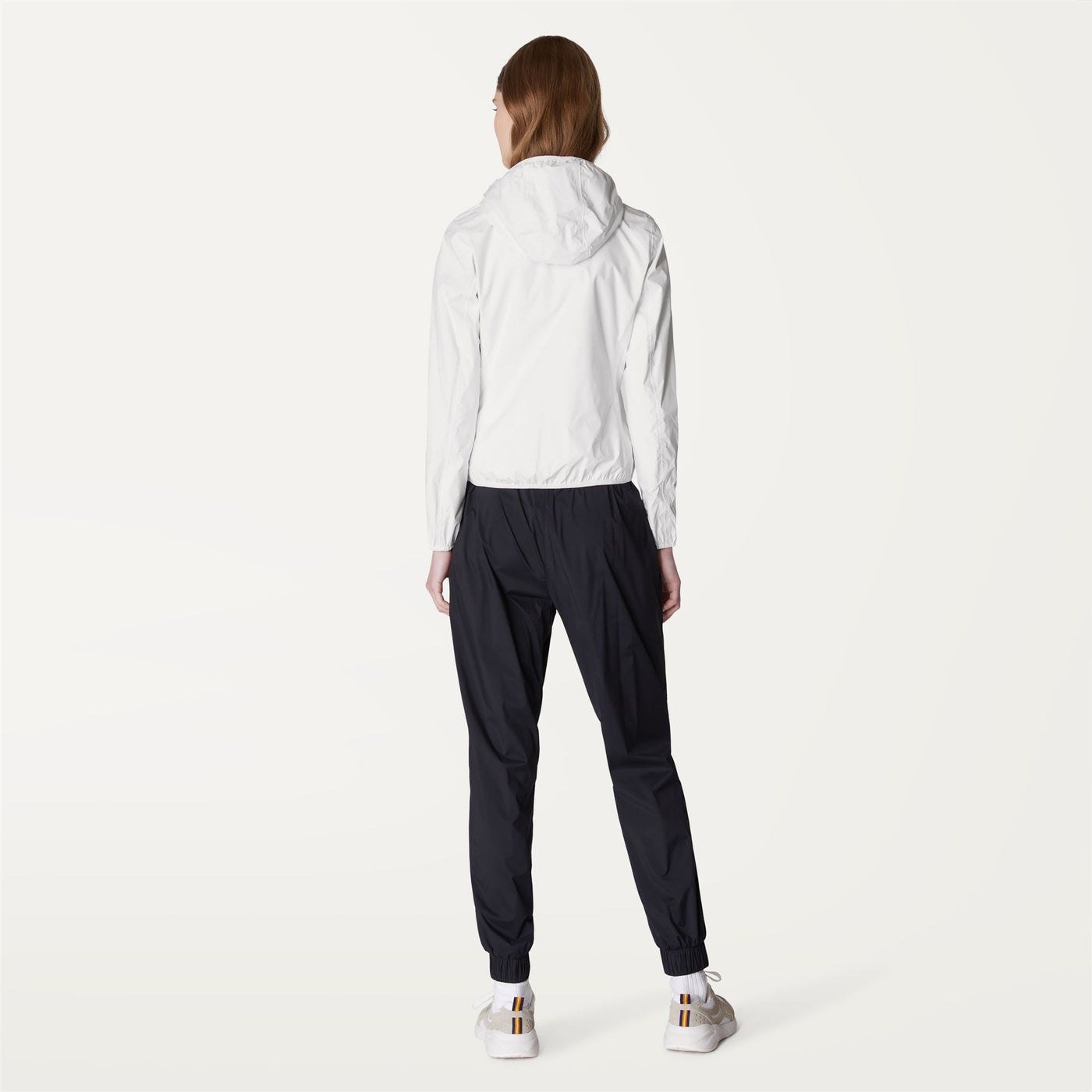 Jackets Woman LILY PLUS.2 DOUBLE Short WHITE - BEIGE | kway Dressed Front Double		