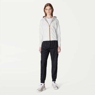 Jackets Woman LILY PLUS.2 DOUBLE Short WHITE - BEIGE | kway Dressed Back (jpg Rgb)		