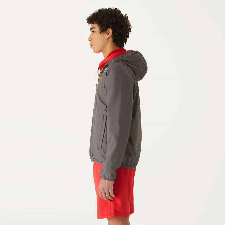 Jackets Man JACQUES PLUS.2 DOUBLE Short GREY SMOKED - GREY MD Detail (jpg Rgb)			