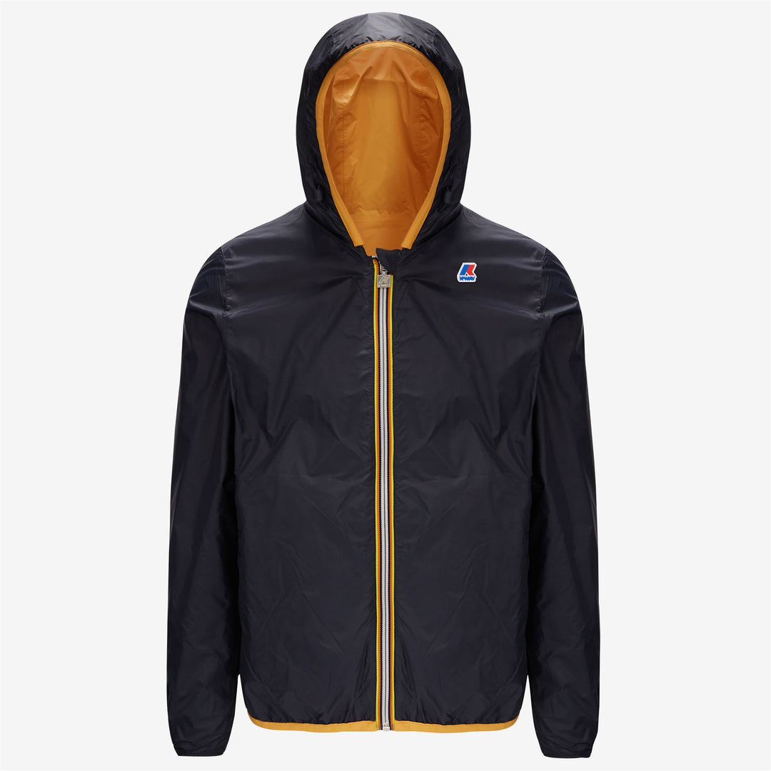 Giacca Ripiegabile Reversibile Uomo Gialla e Blu per Mete Variabili 01