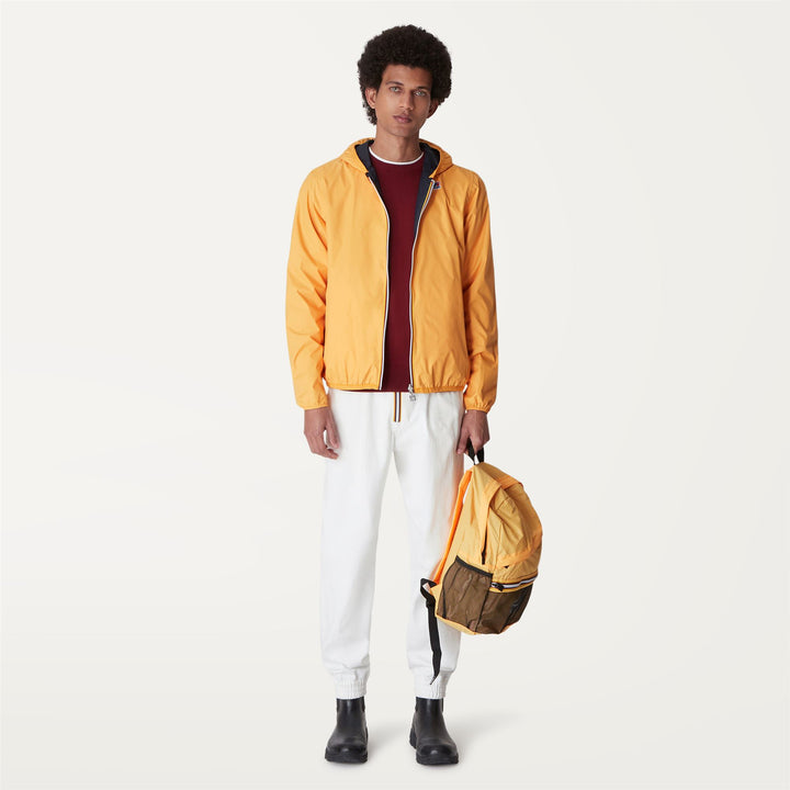 Giacca Ripiegabile Reversibile Uomo Gialla e Blu per Mete Variabili 4