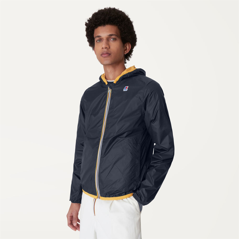 Yellow Blue Men's Reversible Packable Jacket for Variable Weather 02