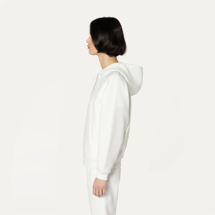 Fleece Woman LYDIE LIGHT SPACER Jacket WHITE Detail (jpg Rgb)			