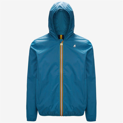 Jackets Man JACQUES DOUBLE WAX ENZYME LOOK Short BLUE TURQUOISE Photo (jpg Rgb)			