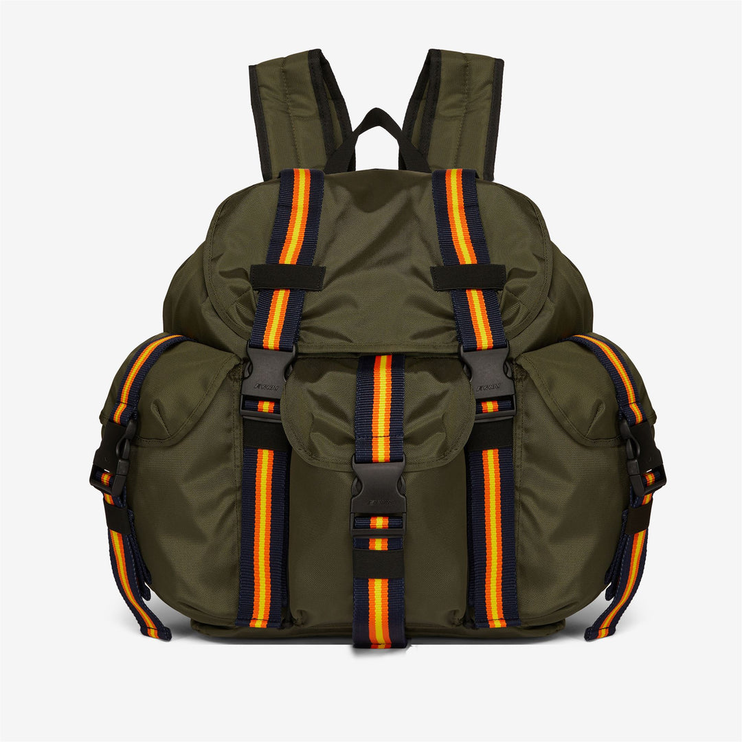 Bags Unisex LEO Backpack GREEN BLACKISH Photo (jpg Rgb)			