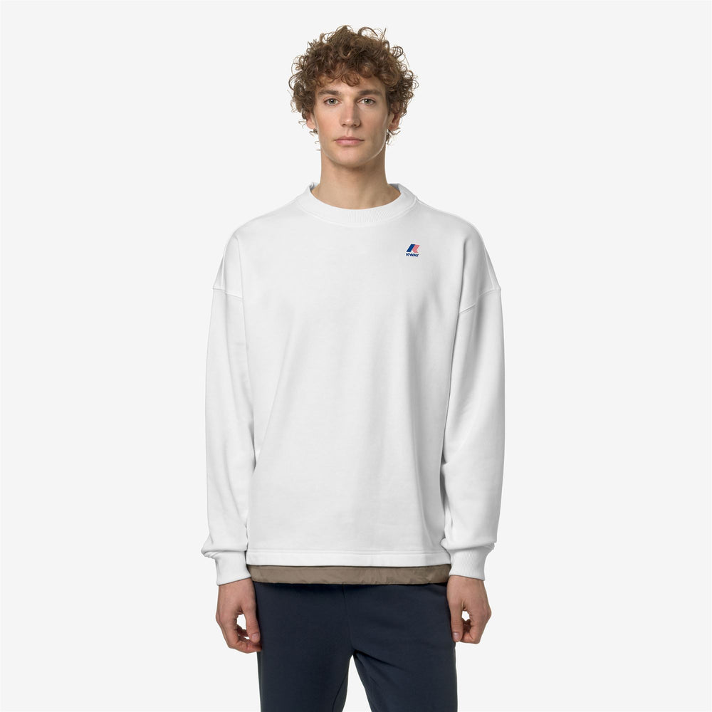 Beige grey Unisex Casual Fleece Jumper with Adjustable Drawstring 02