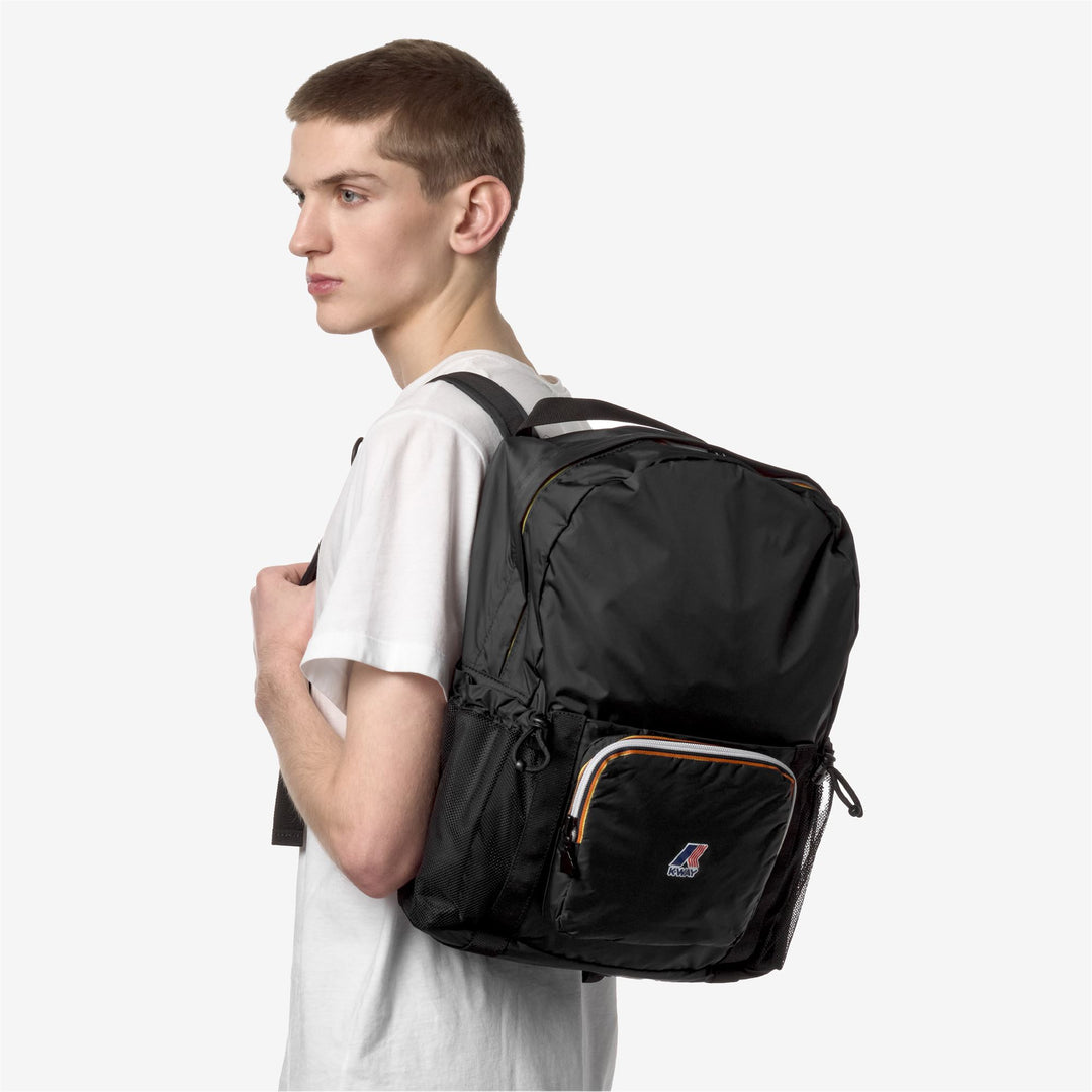 Bags Unisex LE VRAI 3.0 MICHEL Backpack BLACK PURE Detail (jpg Rgb)			