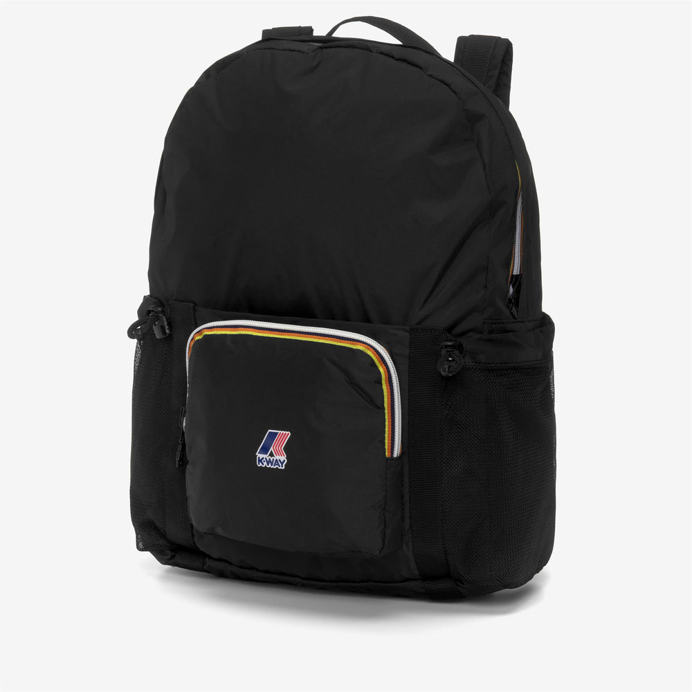 Bags Unisex LE VRAI 3.0 MICHEL Backpack BLACK PURE Dressed Front (jpg Rgb)	