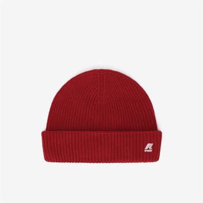 Headwear Unisex BRICE CARDIGAN STITCH WOOL Hat RED DK Photo (jpg Rgb)			