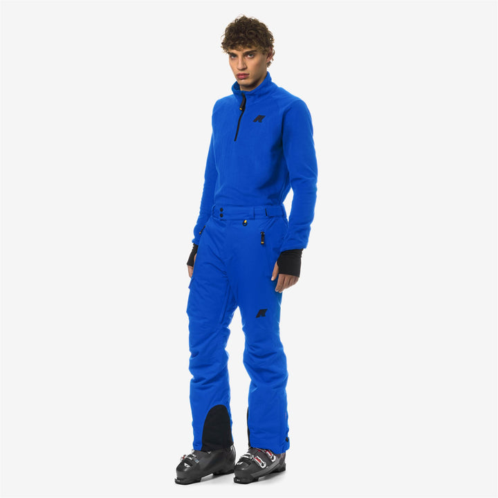 Pants Man AVRIEUX MICRO TWILL 2 LAYERS Sport Trousers BLUE ROYAL MARINE Detail (jpg Rgb)			