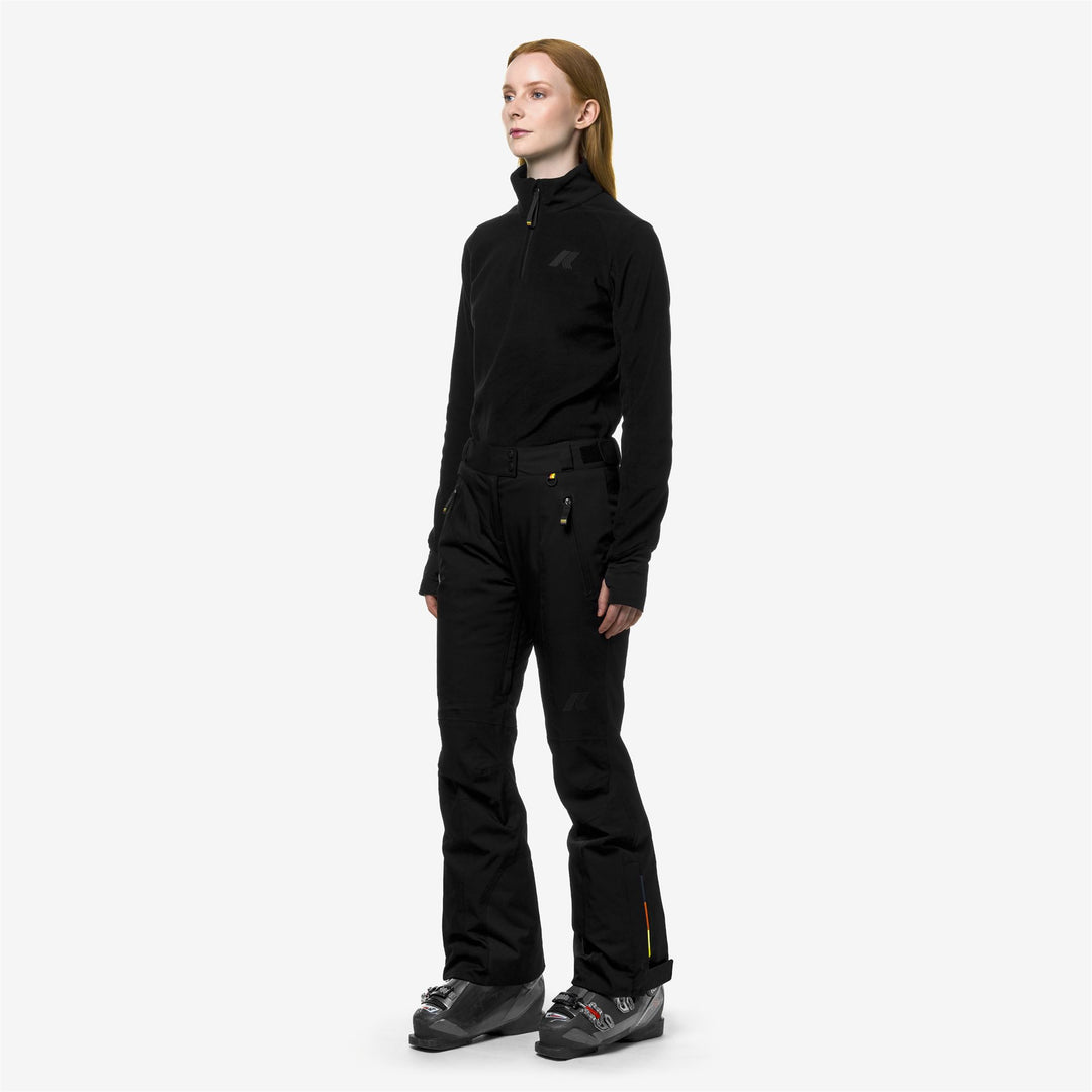 Pants Woman BONNEVAL MICRO TWILL 2 LAYERS Sport Trousers BLACK PURE Detail (jpg Rgb)			