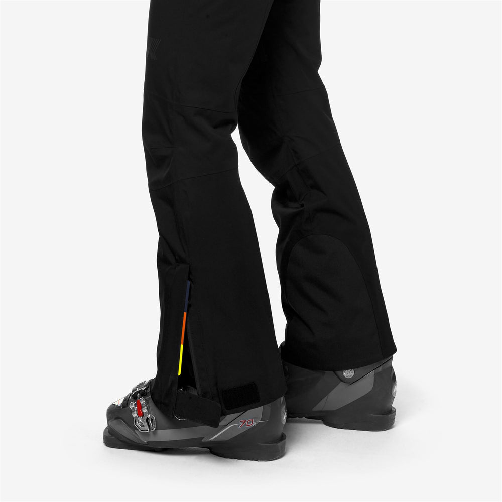 Black Grey Women's Ski Sport Trousers with PrimaLoft Insulation 02