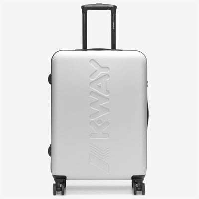 Luggage Bags Unisex CABIN TROLLEY MEDIUM Trolley WHITE - BLUE MD COBALT Photo (jpg Rgb)			