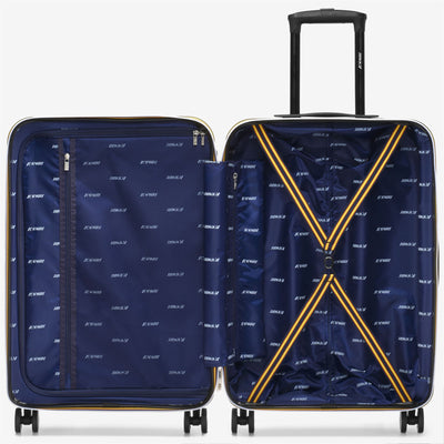 Luggage Bags Unisex CABIN TROLLEY MEDIUM Trolley BLACK PURE - BLUE MD COBALT Dressed Side (jpg Rgb)		