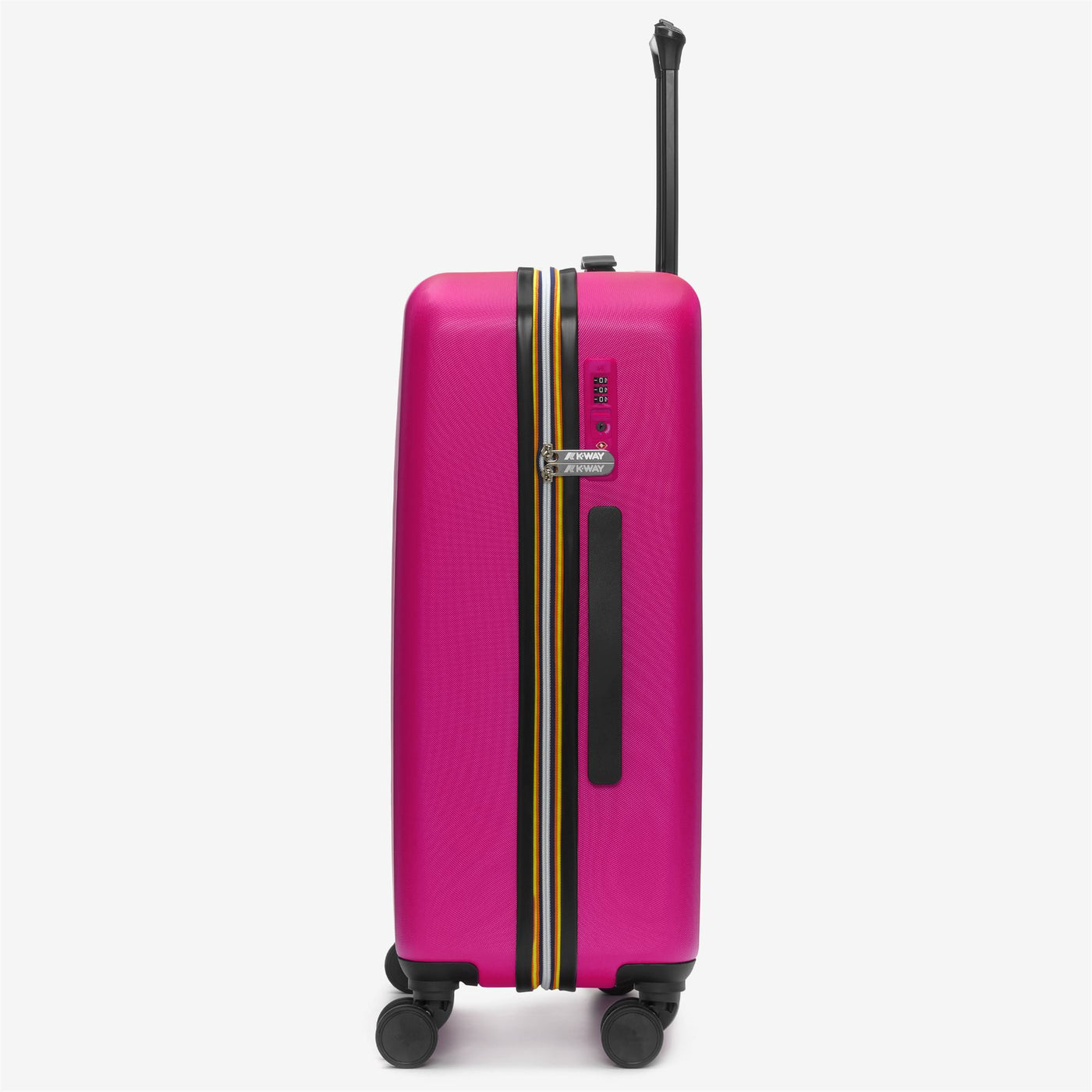 Luggage Bags Unisex CABIN TROLLEY MEDIUM Trolley PINK - BLUE MD COBALT Dressed Front (jpg Rgb)	
