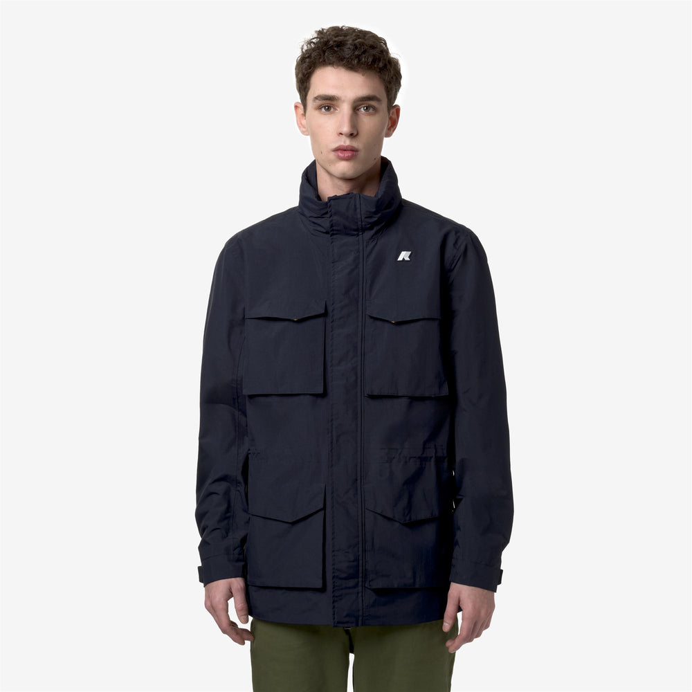 Blue Men's Eco-Friendly Mid Jacket for Urban Use 02