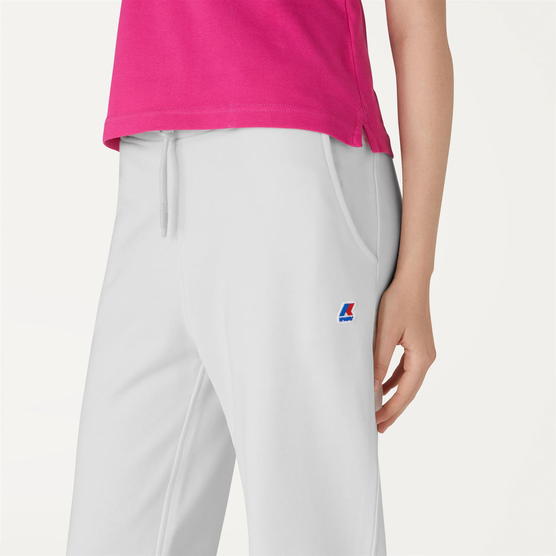 Pants Woman INES Sport Trousers WHITE Detail Double				