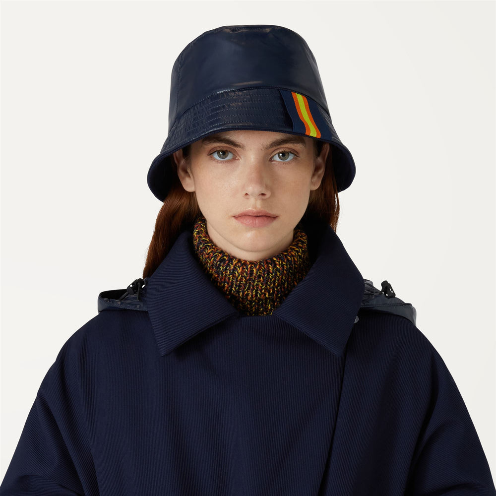 Marine Blue Unisex Reversible Wool Hat for City Wear 02