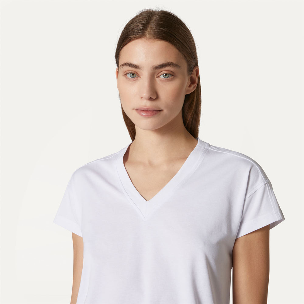 T-ShirtsTop Woman VIVY T-Shirt WHITE Detail Double				