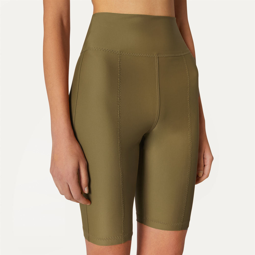 Shorts Woman CYCLEL Sport  Shorts BROWN PLANTATION - WHITE NATURAL Detail Double				