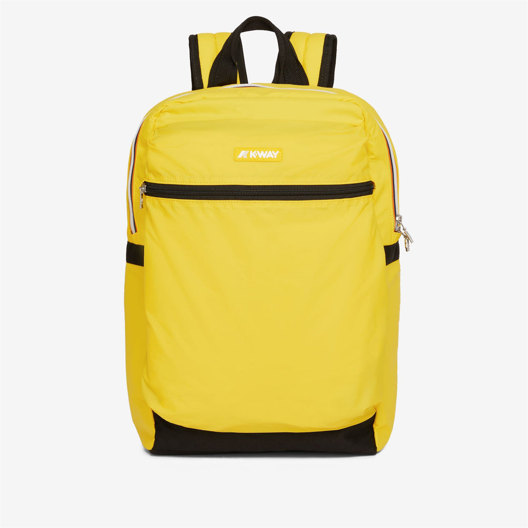 Dark Yellow Unisex City Backpack with Laptop Compartment 01
