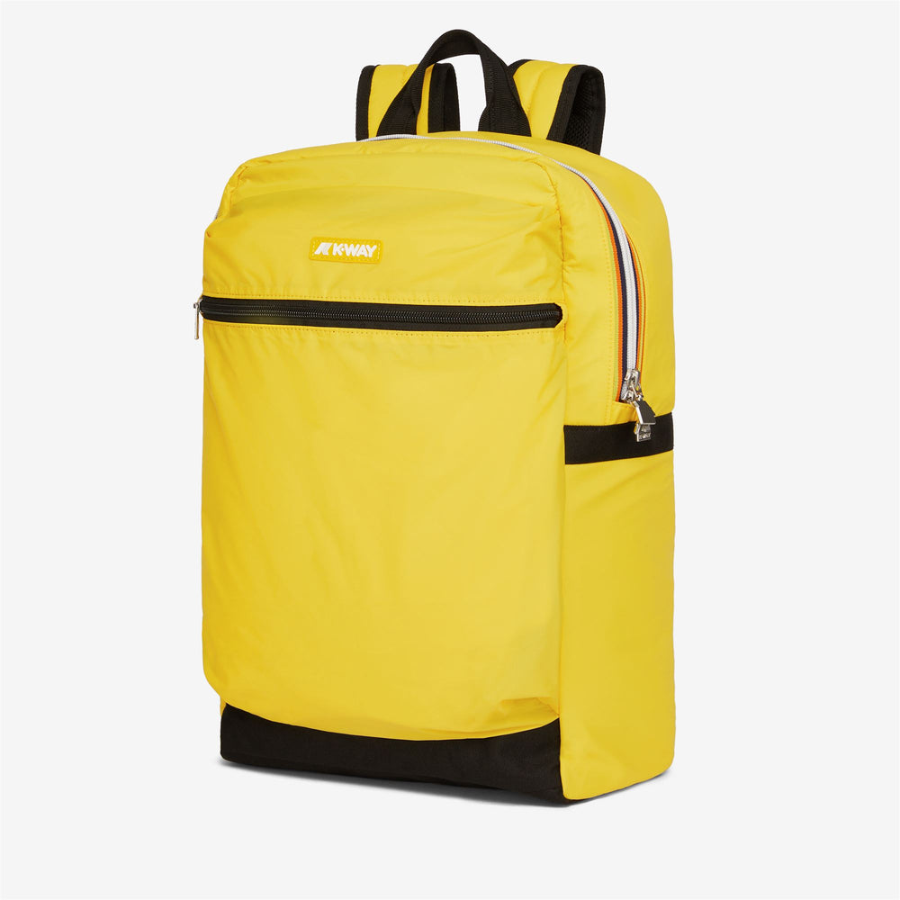 Bags Unisex LAON Backpack YELLOW DK Dressed Front (jpg Rgb)	