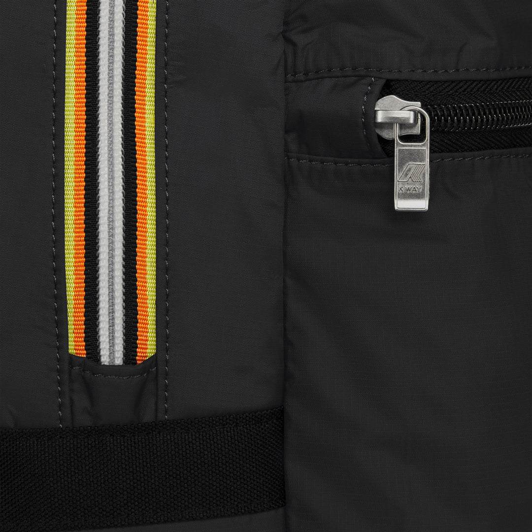 Bags Unisex LAON Backpack BLACK PURE Dressed Side (jpg Rgb)		